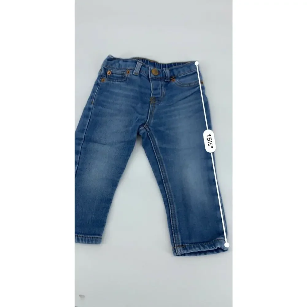 The Childrens Place Girls Blue Jeans Shirt Outfit Bundle Kids Size 18-24 Months - Picture 7 of 9